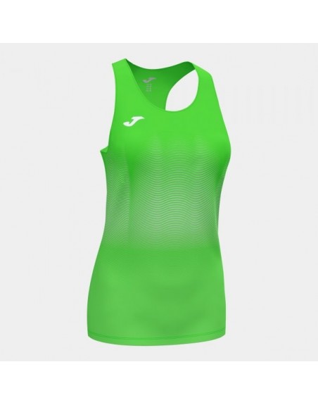 ELITE VII TANK TOP FLUOR GREEN-WHITE