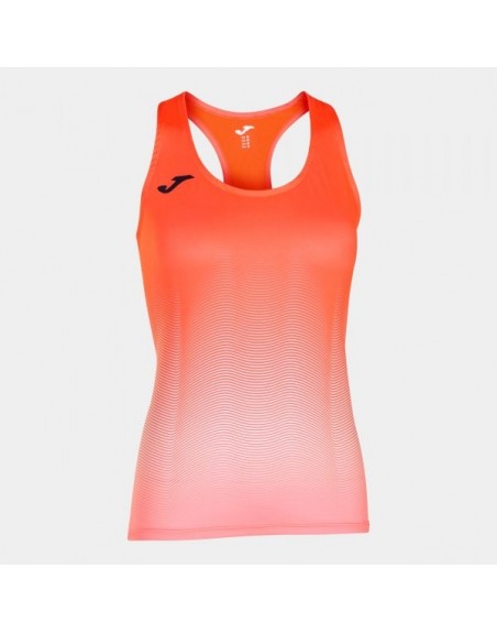 ELITE VII TANK TOP FLUOR CORAL-WHITE