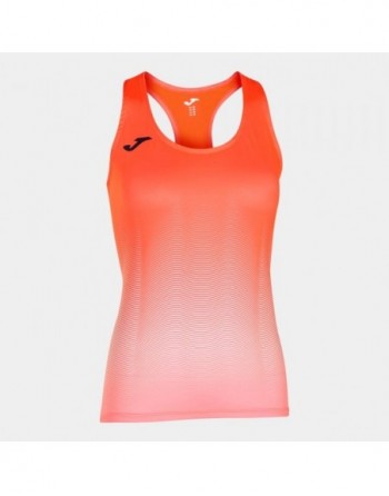 ELITE VII TANK TOP FLUOR CORAL-WHITE