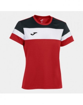 CREW IV T-SHIRT RED-BLACK S/S