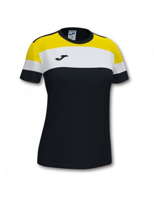 CREW IV COTTON T-SHIRT BLACK-YELLOW S/S