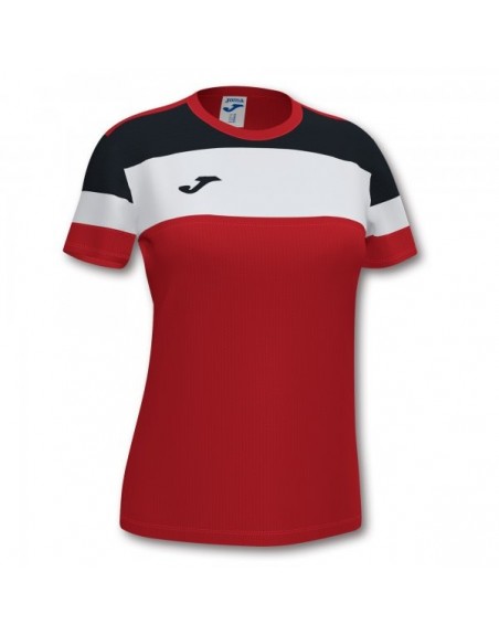 CREW IV COTTON T-SHIRT RED-BLACK S/S