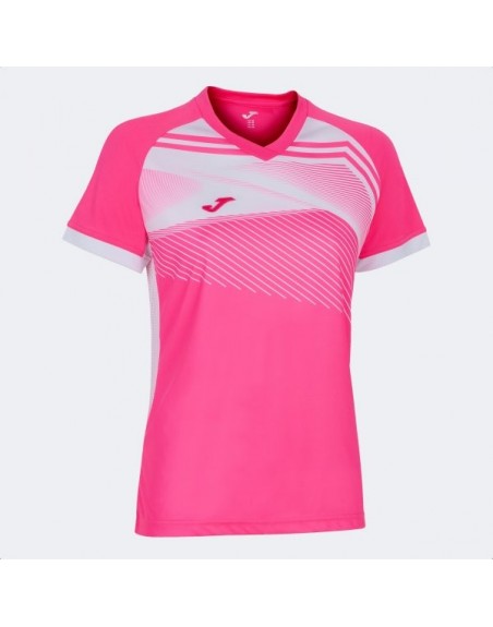SUPERNOVA II T-SHIRT FLUOR PINK-WHITE S/S