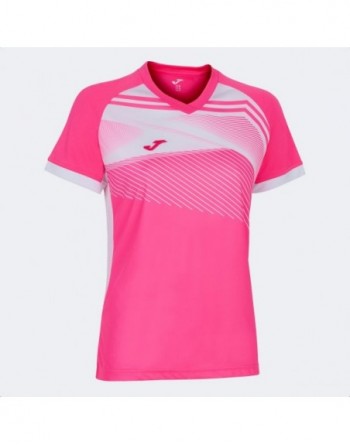 SUPERNOVA II T-SHIRT FLUOR PINK-WHITE S/S