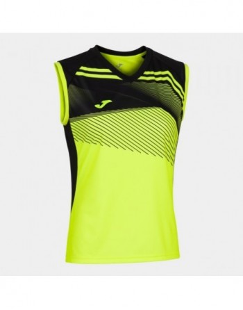 SUPERNOVA II T-SHIRT FLUOR YELLOW-BLACK SLEEVELESS