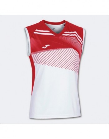 SUPERNOVA II T-SHIRT WHITE-RED SLEEVELESS
