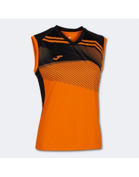 SUPERNOVA II T-SHIRT ORANGE-BLACK SLEEVELESS