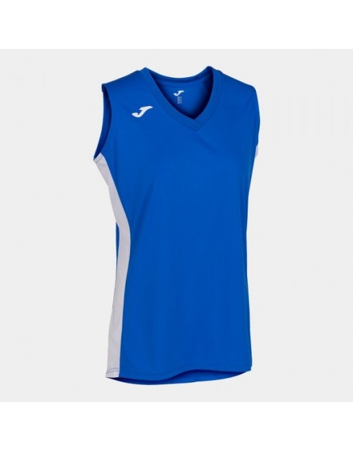 CANCHA III T-SHIRT ROYAL-WHITE SLEEVELESS