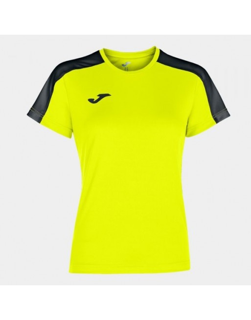 ACADEMY T-SHIRT FLUOR YELLOW-BLACK S/S
