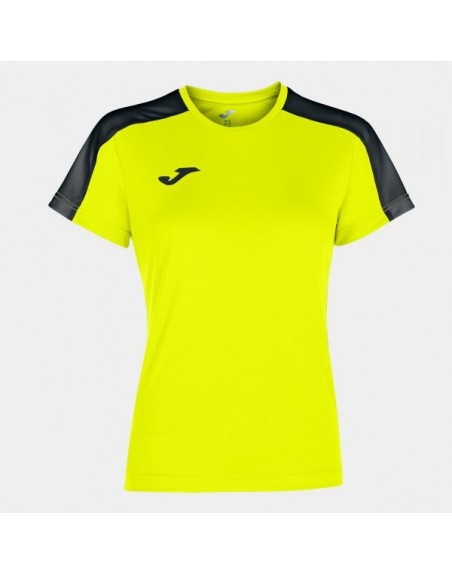 ACADEMY T-SHIRT FLUOR YELLOW-BLACK S/S