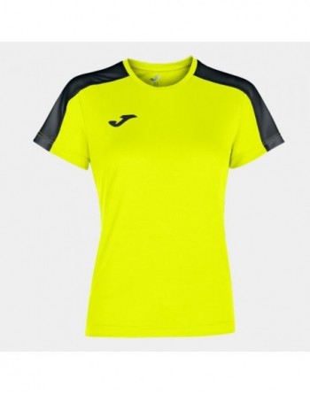 ACADEMY T-SHIRT FLUOR YELLOW-BLACK S/S
