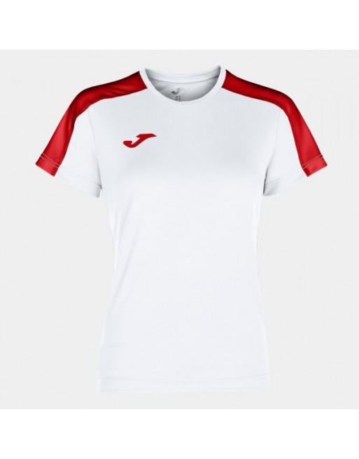 ACADEMY SHORT SLEEVE T-SHIRT WHITE RED
