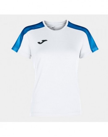ACADEMY T-SHIRT WHITE-ROYAL S/S