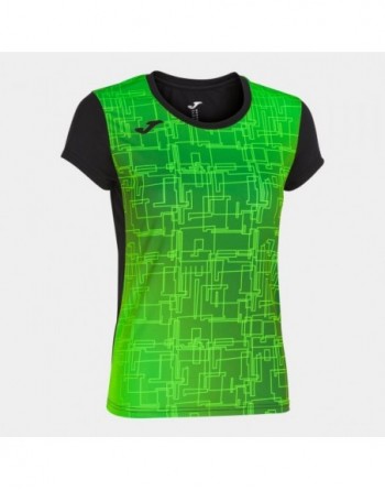 ELITE VIII SHORT SLEEVE T-SHIRT BLACK FLUOR GREEN