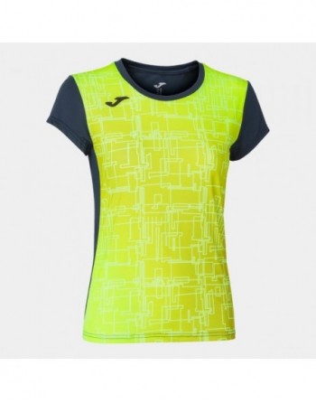 ELITE VIII SHORT SLEEVE T-SHIRT NAVY FLUOR YELLOW