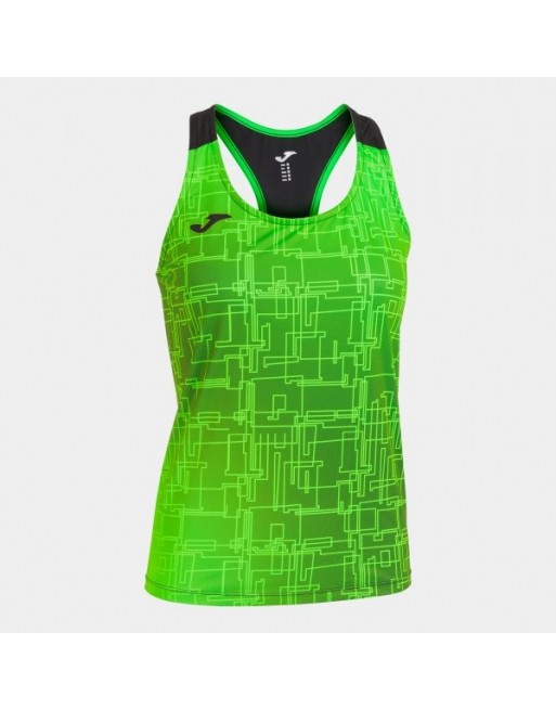 ELITE VIII TANK TOP FLUOR GREEN BLACK