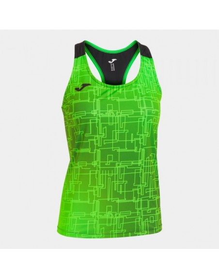 ELITE VIII TANK TOP FLUOR GREEN BLACK