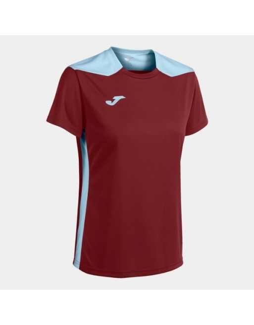 CHAMPIONSHIP VI SHORT SLEEVE T-SHIRT BURGUNDY SKY BLUE
