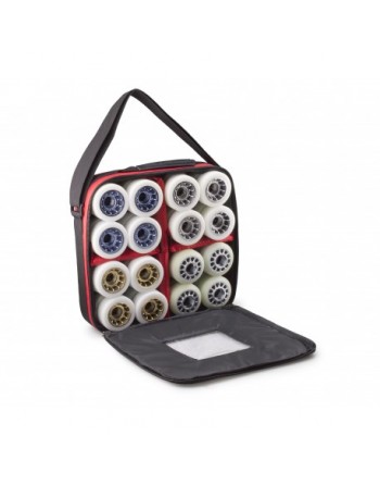 MALETA PORTA RUEDAS EDEA JACQUARD PARA 4 SETS