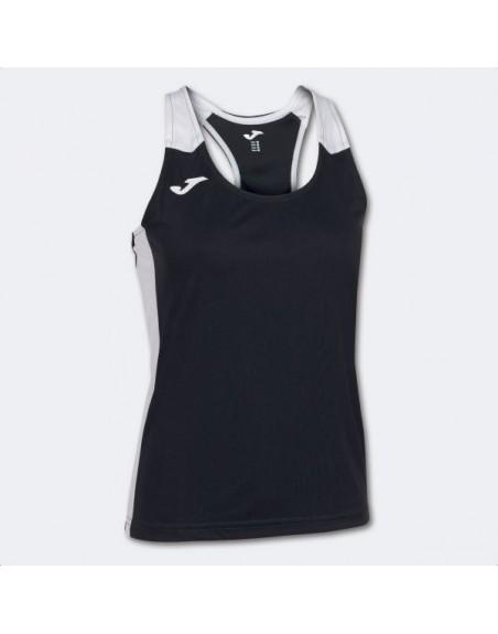 RECORD II TANK TOP BLACK WHITE
