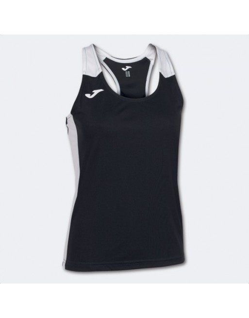 RECORD II TANK TOP BLACK WHITE