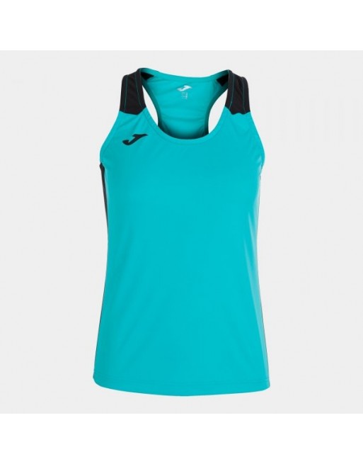 RECORD II TANK TOP TURQUOISE BLACK