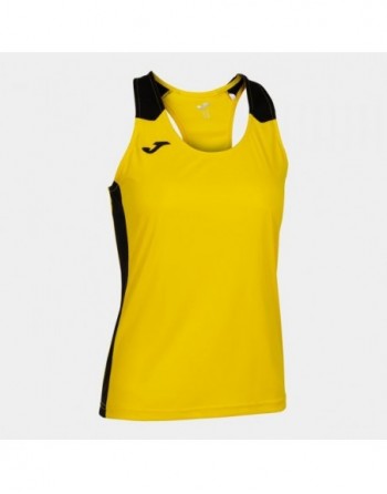 RECORD II TANK TOP YELLOW BLACK