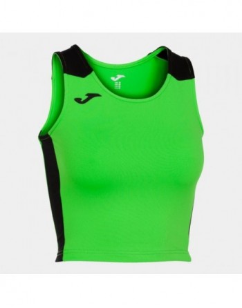 RECORD II TOP FLUOR GREEN BLACK