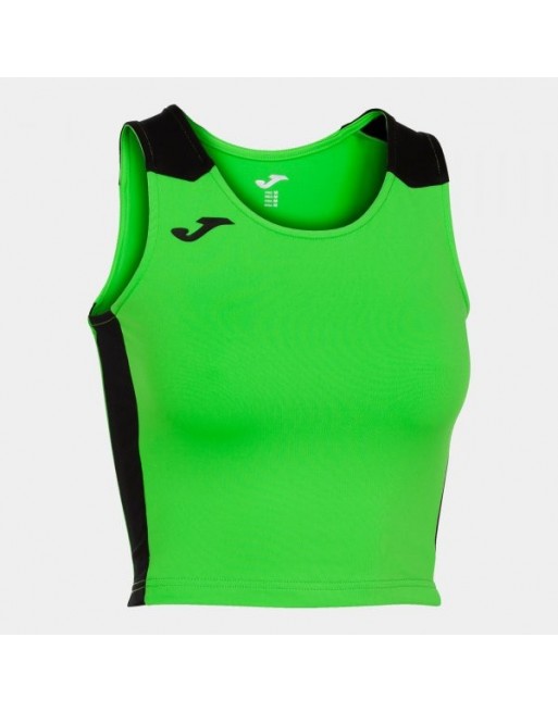 RECORD II TOP FLUOR GREEN BLACK