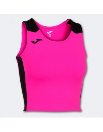 RECORD II TOP FLUOR PINK BLACK