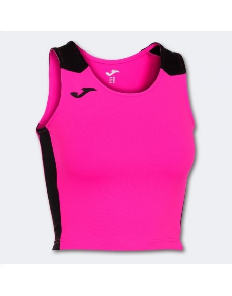 RECORD II TOP FLUOR PINK BLACK