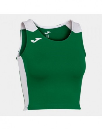 RECORD II TOP GREEN WHITE