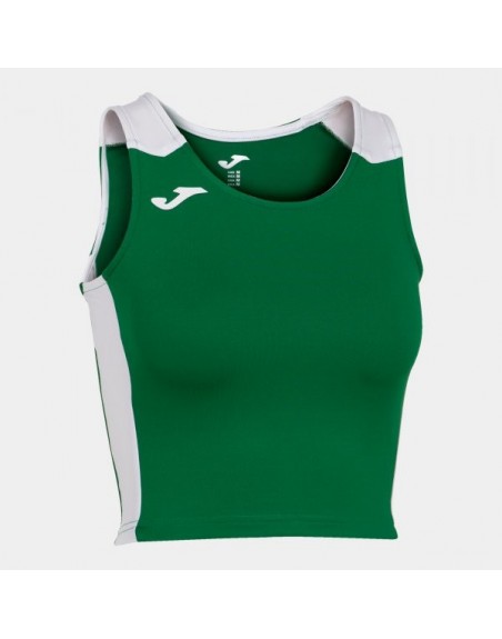 RECORD II TOP GREEN WHITE