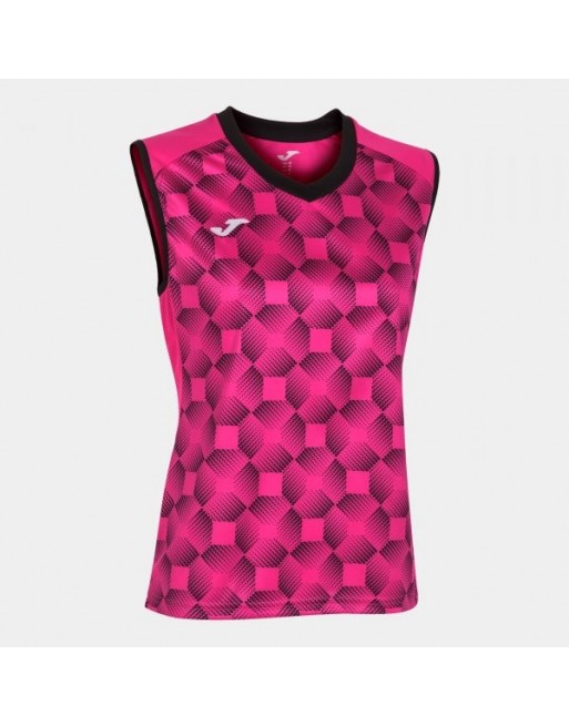 SUPERNOVA III SLEEVELESS SHIRT FLUOR PINK BLACK
