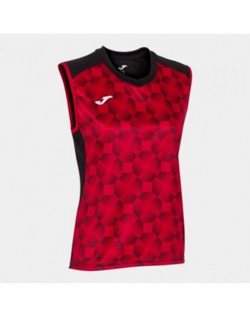 SUPERNOVA III SLEEVELESS SHIRT BLACK RED