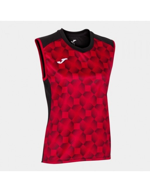 SUPERNOVA III SLEEVELESS SHIRT BLACK RED