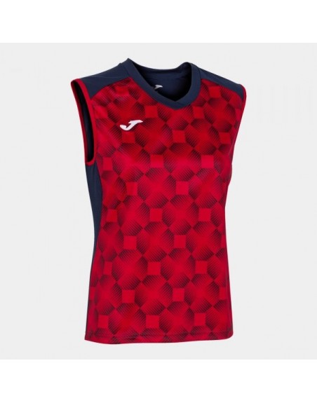 SUPERNOVA III SLEEVELESS SHIRT NAVY RED