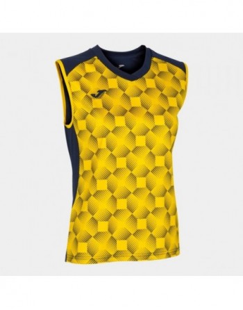 SUPERNOVA III SLEEVELESS SHIRT NAVY YELLOW