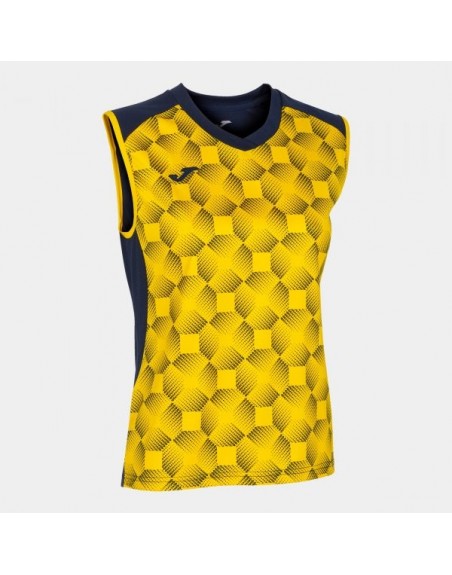 SUPERNOVA III SLEEVELESS SHIRT NAVY YELLOW