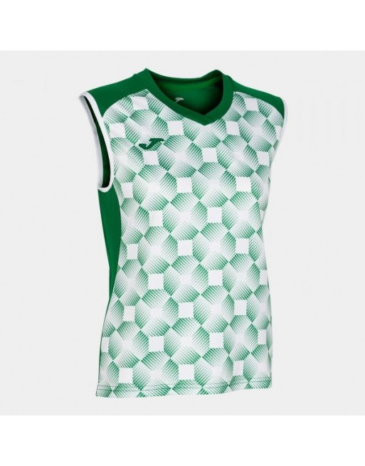 SUPERNOVA III SLEEVELESS SHIRT GREEN WHITE