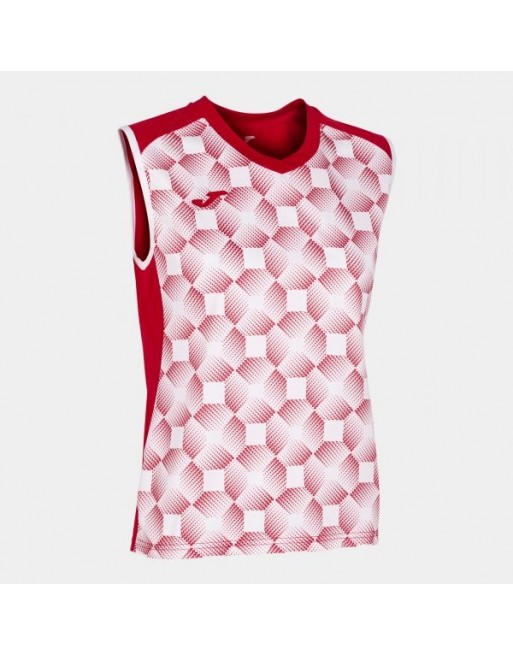 SUPERNOVA III SLEEVELESS SHIRT RED WHITE