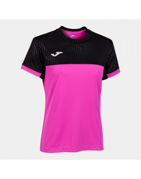 MONTREAL SHORT SLEEVE T-SHIRT FLUOR PINK BLACK