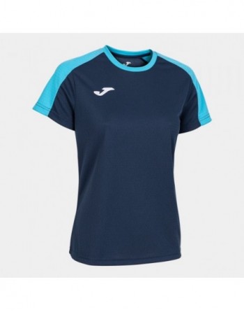 ECO CHAMPIONSHIP SHORT SLEEVE T-SHIRT NAVY FLUOR TURQUOISE