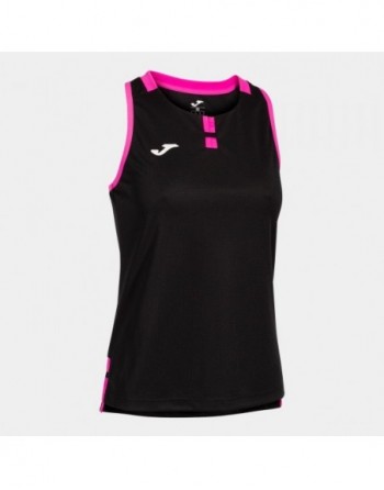 RANKING SLEEVELESS SHIRT BLACK FLUOR PINK