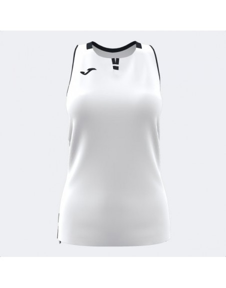 RANKING SLEEVELESS SHIRT WHITE BLACK