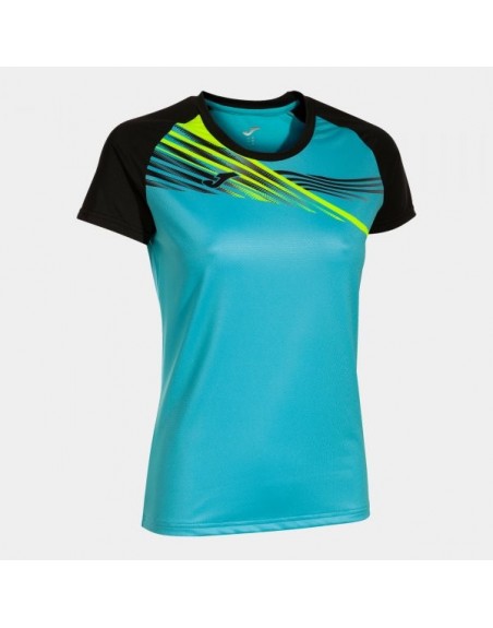ELITE X SHORT SLEEVE T-SHIRT FLUOR TURQUOISE BLACK
