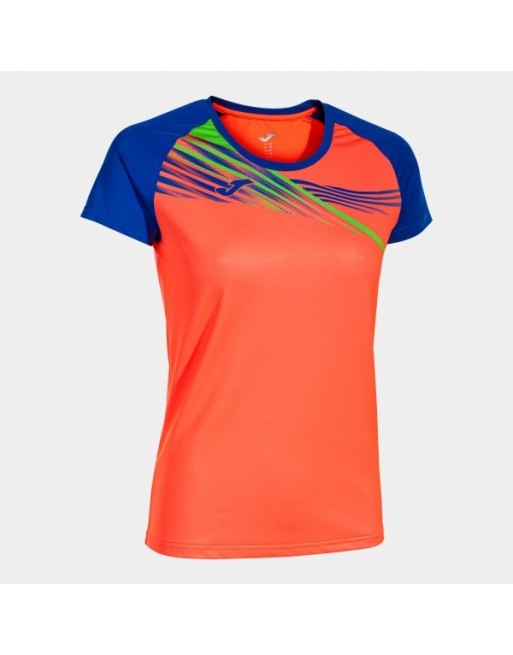 ELITE X SHORT SLEEVE T-SHIRT FLUOR CORAL ROYAL