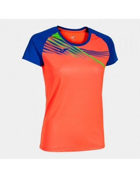 ELITE X SHORT SLEEVE T-SHIRT FLUOR CORAL ROYAL