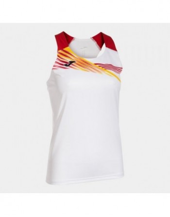 ELITE X TANK TOP WHITE RED