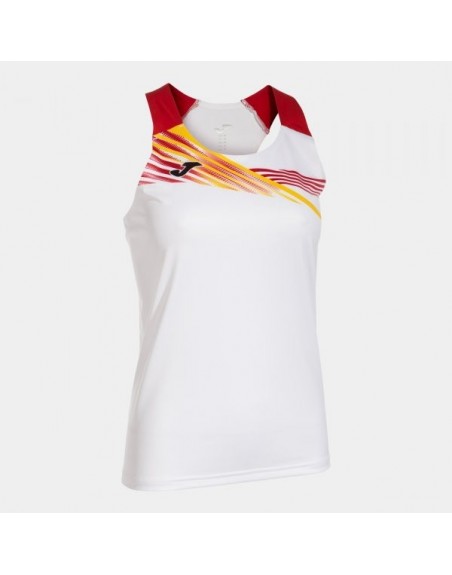 ELITE X TANK TOP WHITE RED